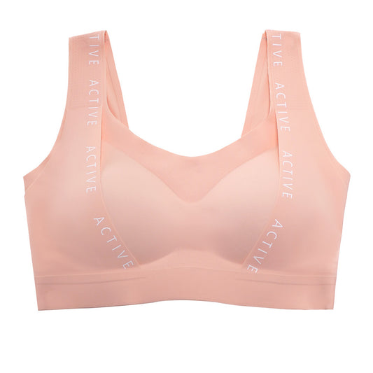 Top deportivo sin aros con tres filas de ganchos y diseño cómodo de tirantes anchos AL116