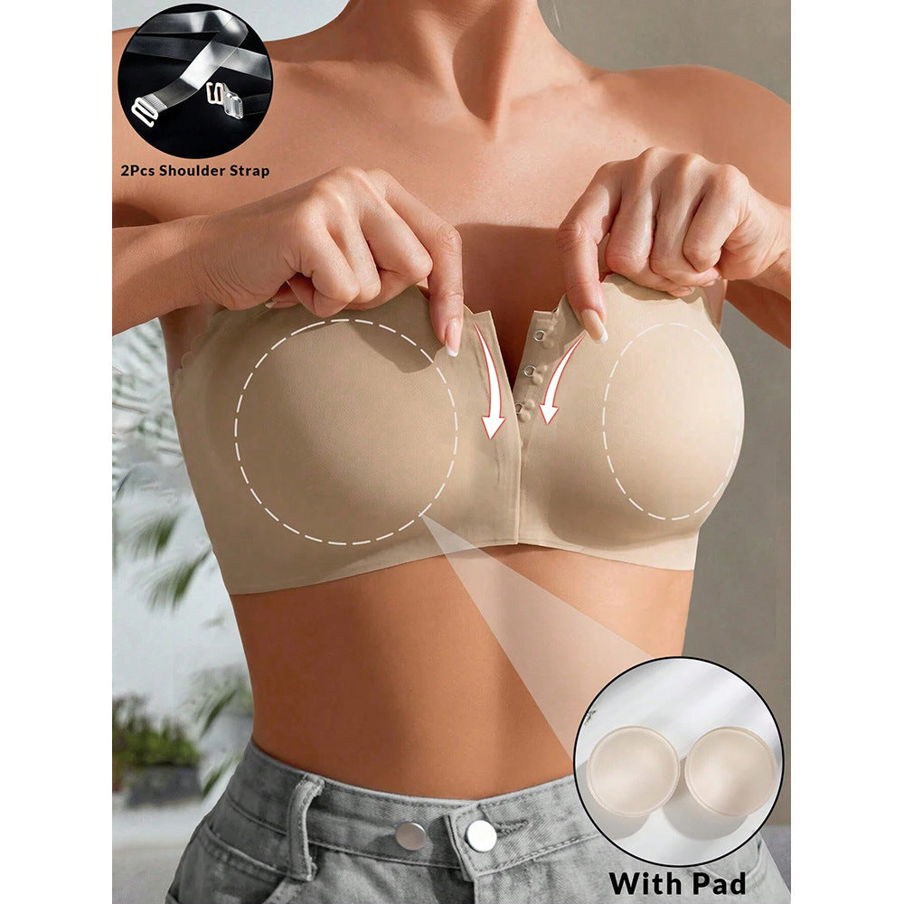 SUJETADOR SIN COSTURAS - SEDA FRÍA SIN AROS (3 PIEZAS)