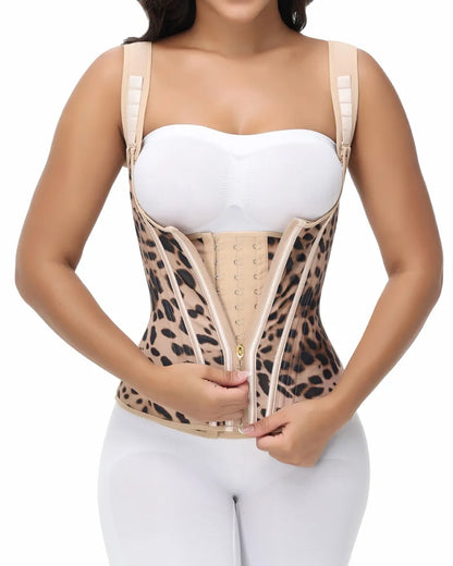 FAJA MOLDEADORA FEMENINA CON VARILLAS DE ACERO Y TOP DEPORTIVO