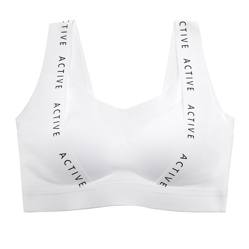 Top deportivo sin aros con tres filas de ganchos y diseño cómodo de tirantes anchos AL116