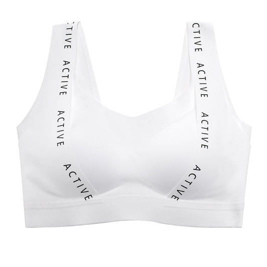 Top deportivo sin aros con tres filas de ganchos y diseño cómodo de tirantes anchos AL116