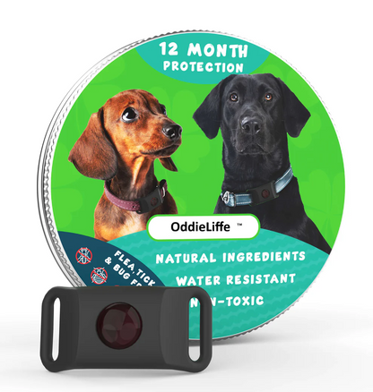 OddieLife® Eficaz contra pulgas y garrapatas hasta por 12 meses
