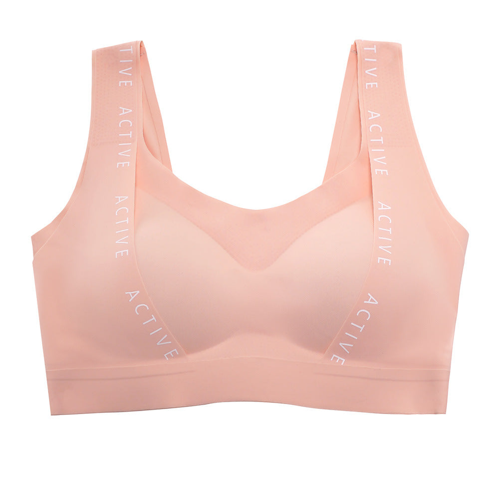 Top deportivo sin aros con tres filas de ganchos y diseño cómodo de tirantes anchos AL116