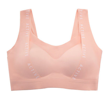 Top deportivo sin aros con tres filas de ganchos y diseño cómodo de tirantes anchos AL116